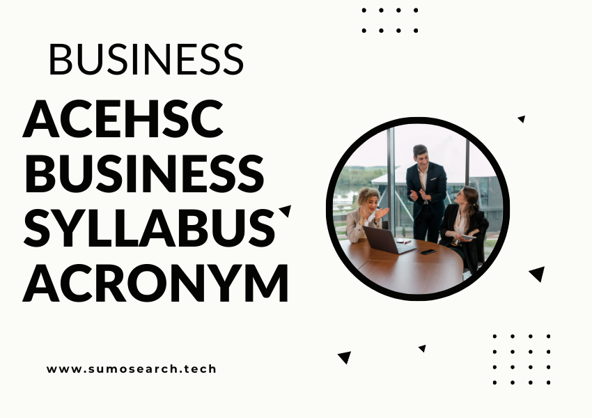 acehsc business syllabus acronym